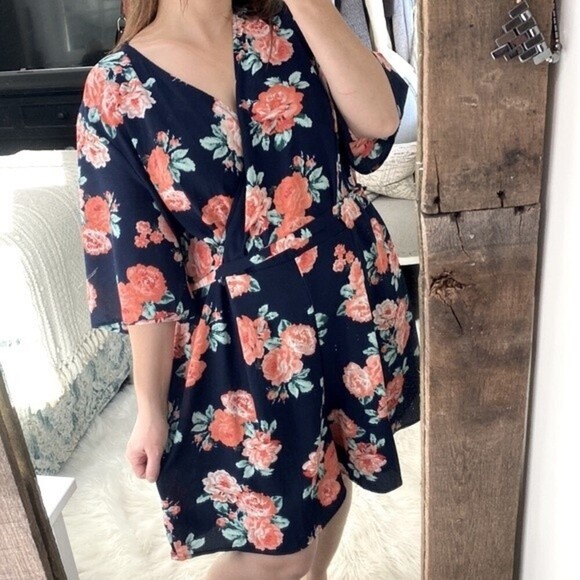 Trixxi floral romper size 3X - Picture 1 of 10
